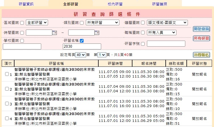 智慧學習教師初階認證研習-必修課程