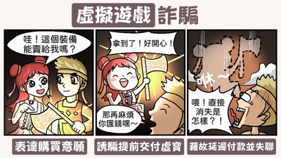 「虛擬寶物換現金的騙局」圖片